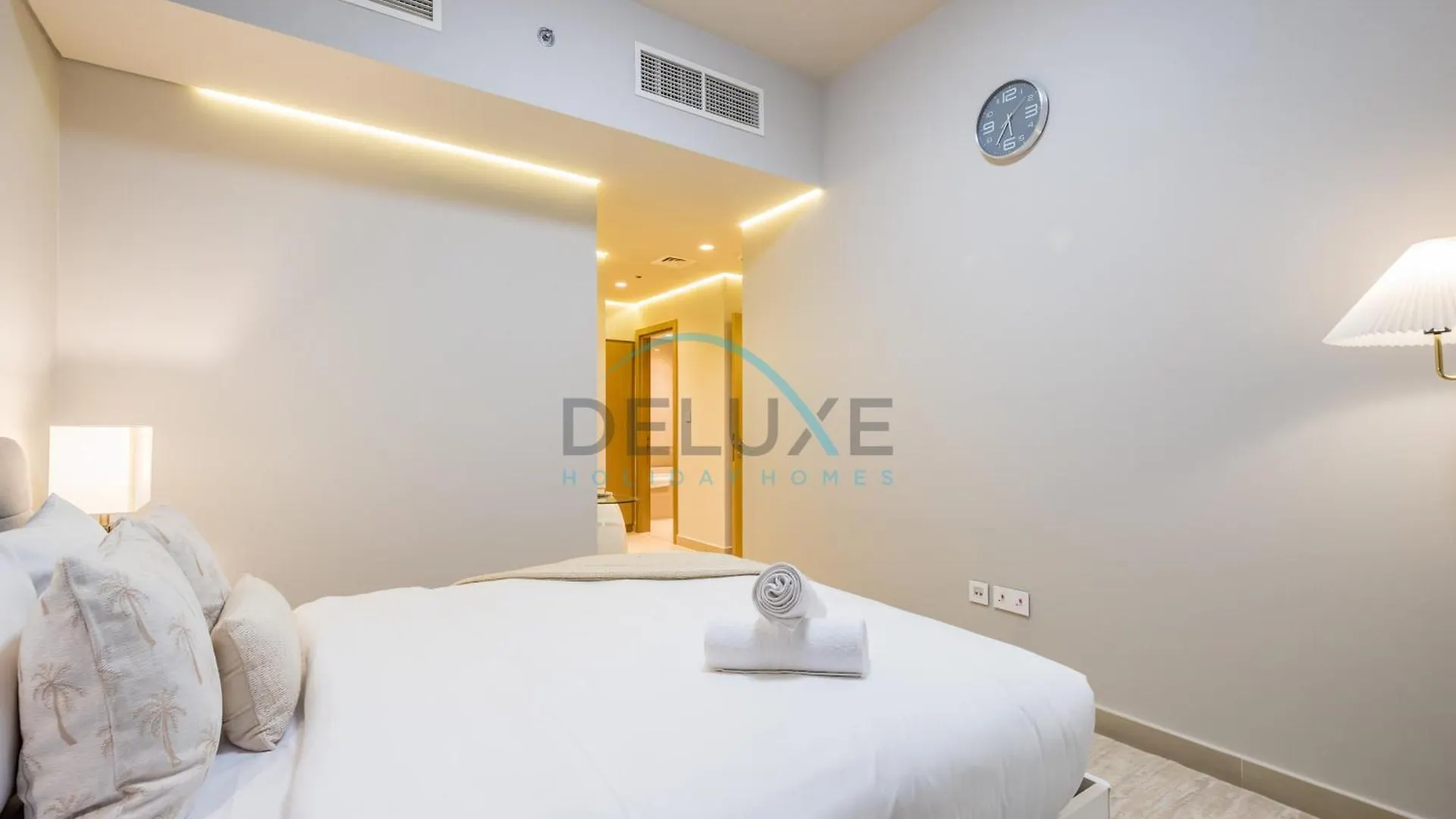 Lägenhet Tranquil 2Br At Harbour Gate Tower 1, Creek Harbour By Deluxe Holiday Homes Dubai Förenade Arabemiraten