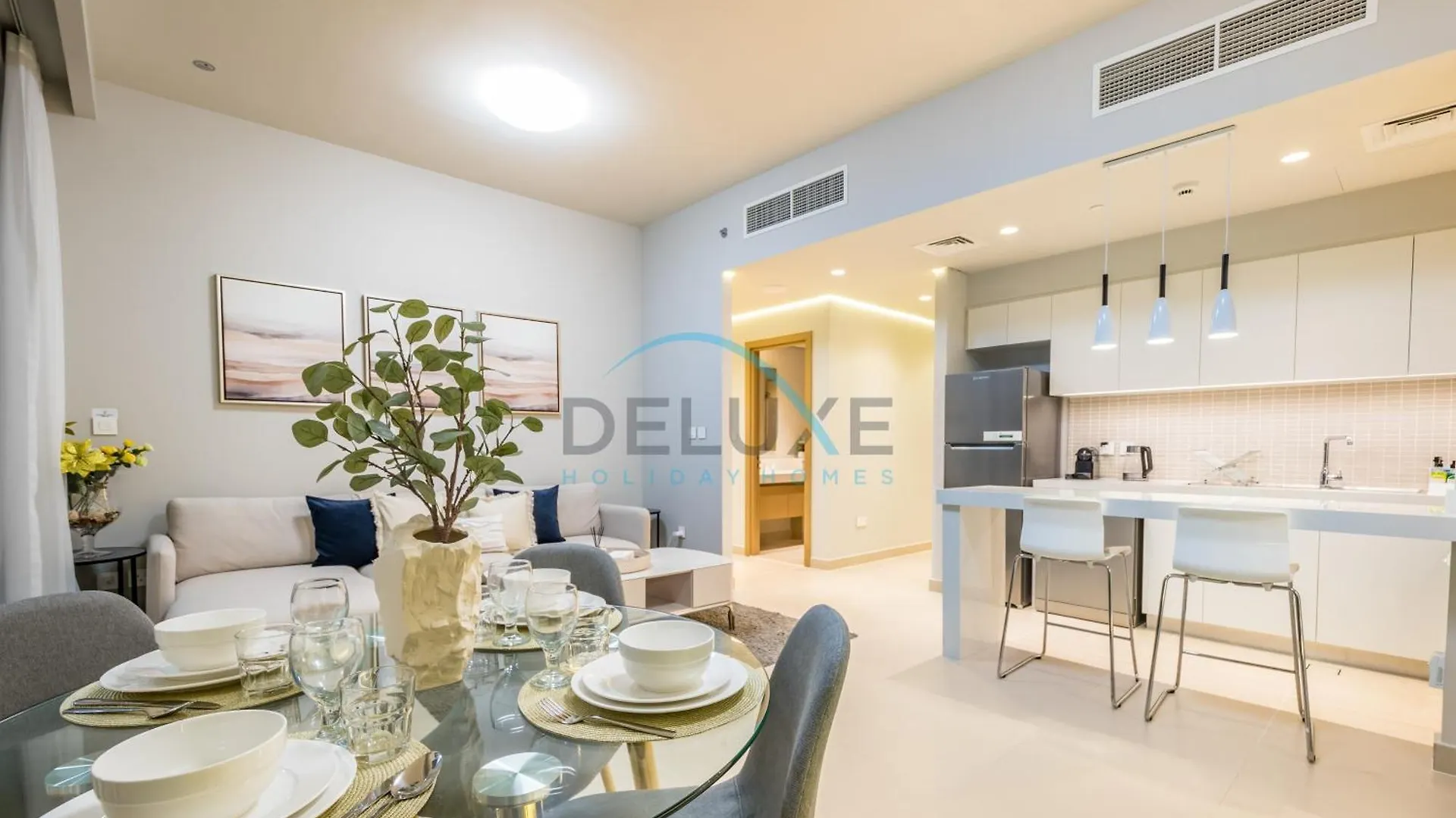 Tranquil 2Br At Harbour Gate Tower 1, Creek Harbour By Deluxe Holiday Homes Dubai Lägenhet